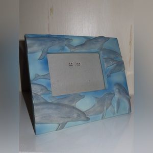 Ceramic Dolphin Picture Frame